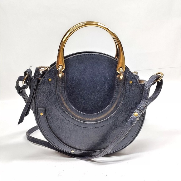 Chloe Handbags - Auth Chloe Black Pixie 2way Top Handle Crossbody Bag Small